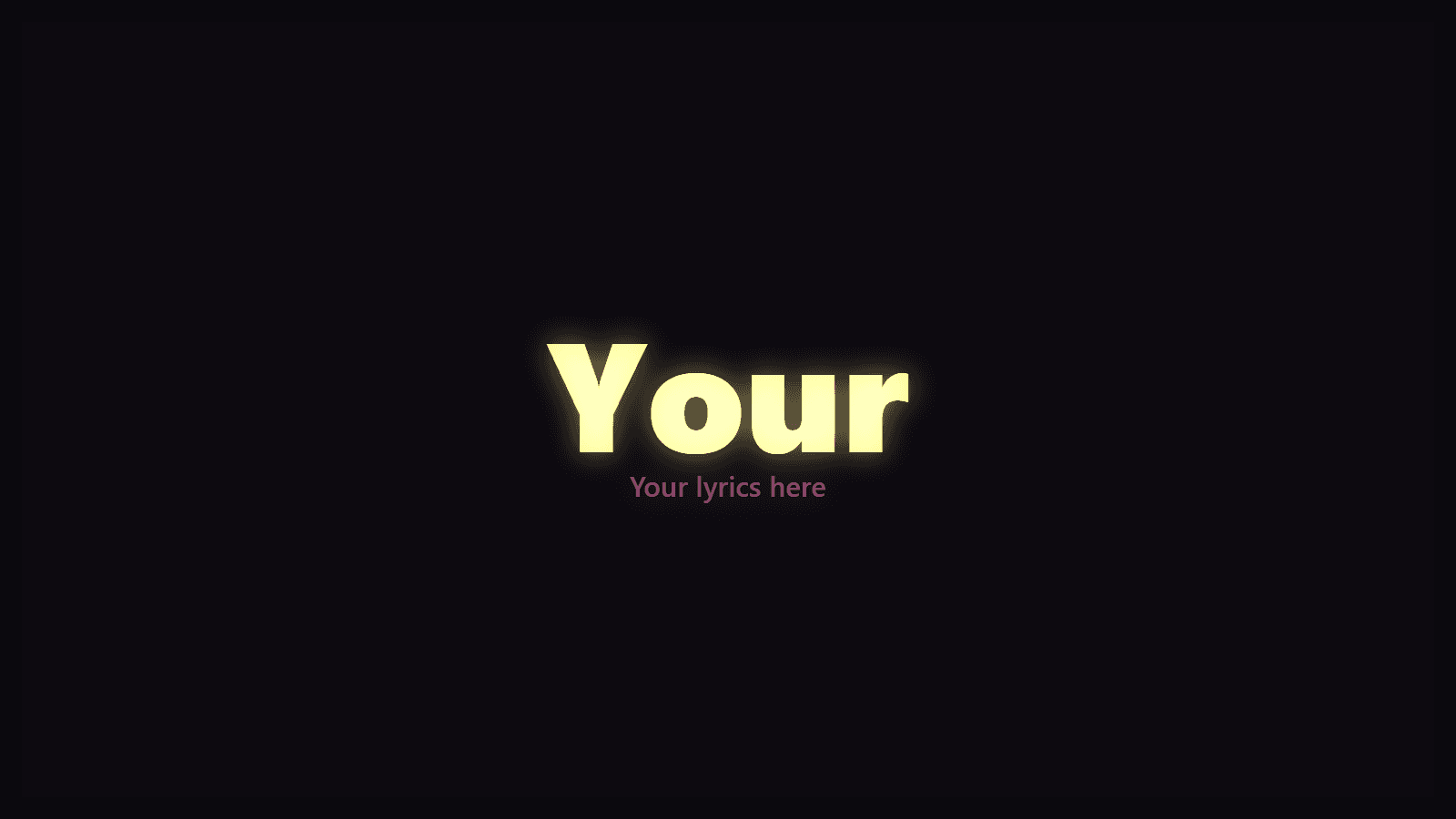 Kinetic Lyric Typescape engine preview