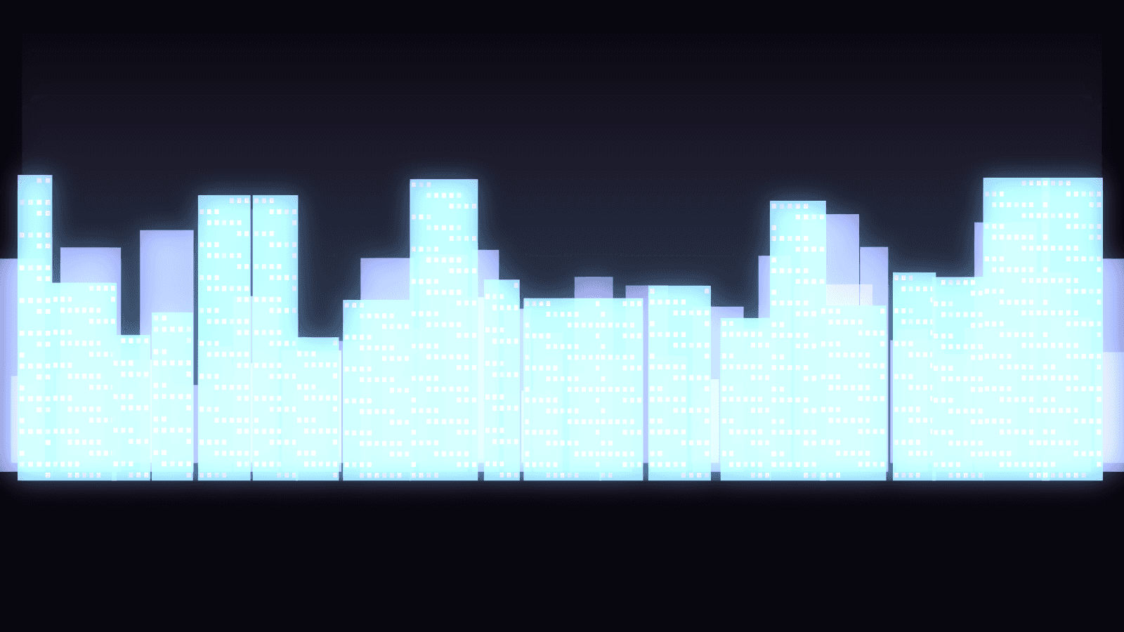 Procedural Night City engine preview